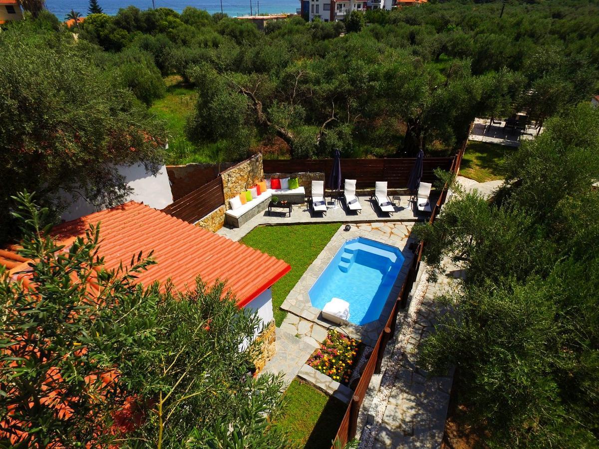 Salonikiou Beach Apartments & Villas อาโยส นิโกลาออส ภายนอก รูปภาพ
